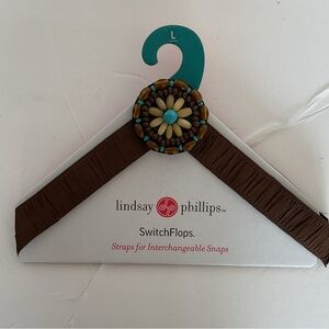 Lindsay Phillips Beaded Switchflops NWT Size large